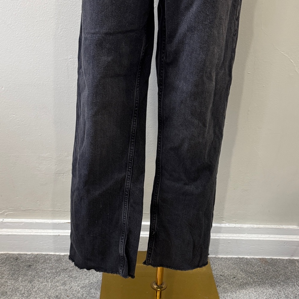 ZARA Raw Hem Wide-Leg Jeans – Size 8 (EUR 40) – Inseam 27” - Picture 9 of 9
